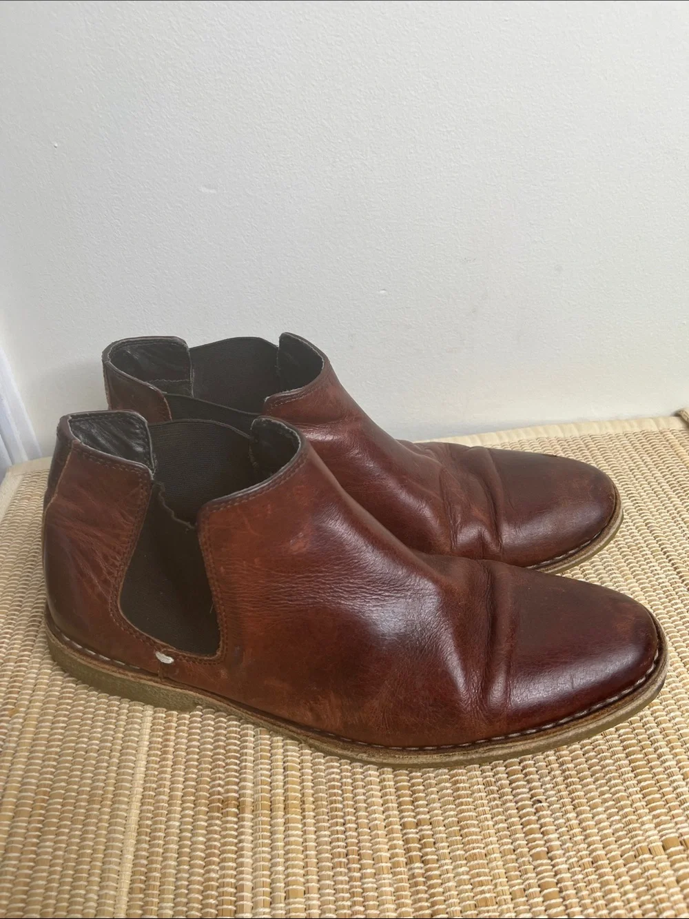 Chelsea Boots Brown Leather Size 9